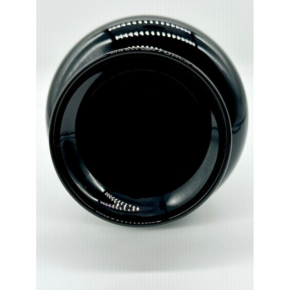 White Rose Vase by PILGRIM GLASS Black Glass - Picture 4 of 8